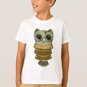 Camiseta Búho de la joya del oro