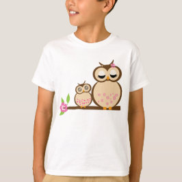 Camiseta Búho de la madre y del bebé
