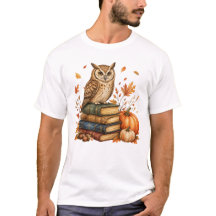 Búho de lectura Otoño Halloween 