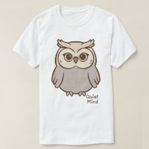 Camiseta Búho de Mente Tranquila