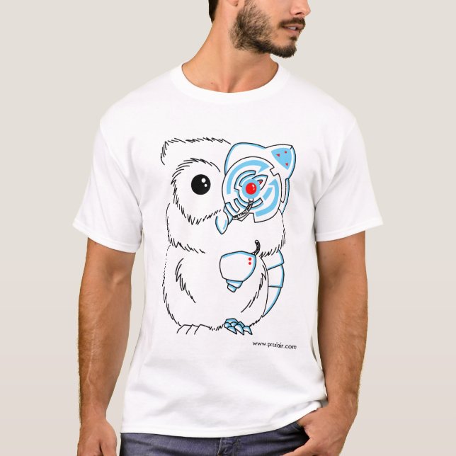 Camiseta Búho del Cyborg (Anverso)