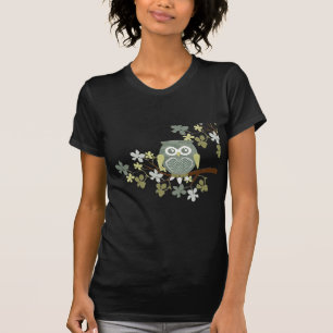 Camiseta Búho del lunar en árbol