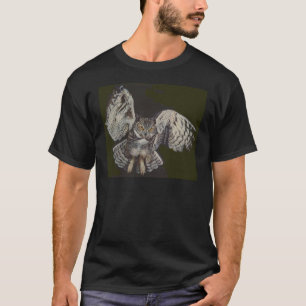 Camiseta Búho del tigre del vuelo