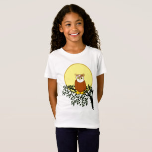 Camiseta - Búho en rama