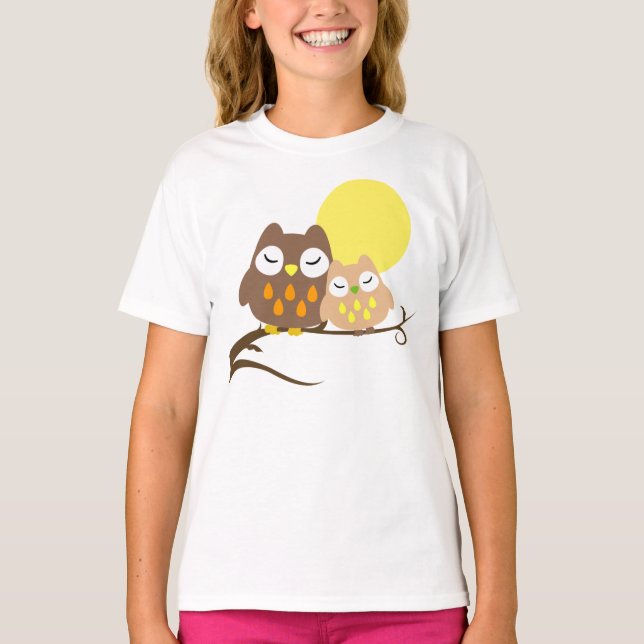 Camiseta Búho encantador (Anverso)