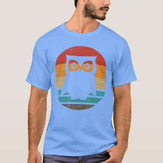 Camiseta Búho Estilo Retro Vintage