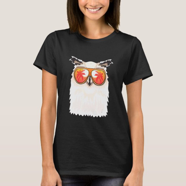 Camiseta Búho gafas de sol playa Fiesta Owl (Anverso)