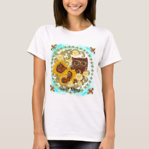 Camiseta Búho Girasol