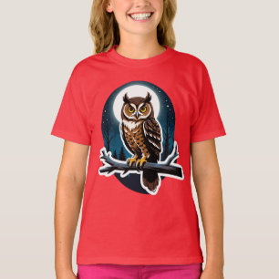 Camiseta Búho Guardián de los Bosques
