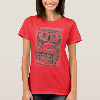 Camiseta búho hollín