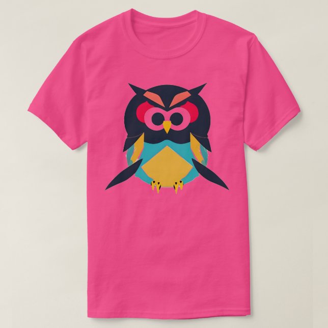 Camiseta búho lindo (Diseño del anverso)