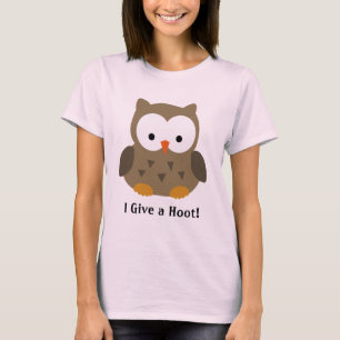 Camiseta Búho lindo del bebé personalizado