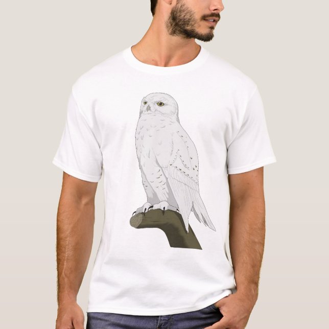 Camiseta Búho Nevado (Anverso)