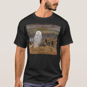 Camiseta Búho Nevado en un registro