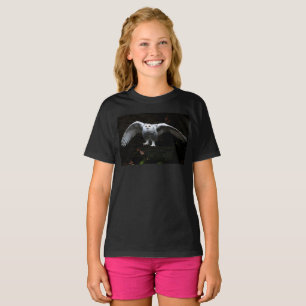 Camiseta Búho Nival Con Alas Abiertas gca