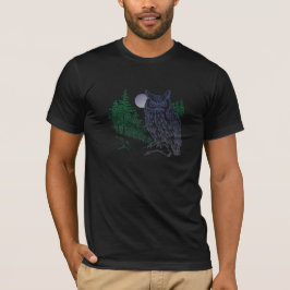 Camiseta búho nocturno