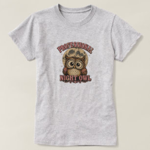 CAMISETA BÚHO NOCTURNO PROFESIONAL