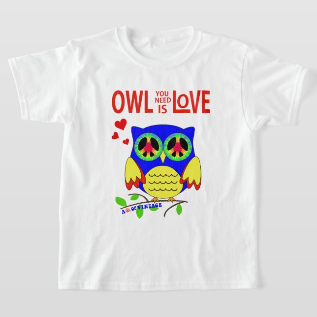 Camiseta Búho que necesitas es amor (Distribución)