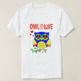 Camiseta Búho que necesitas es amor