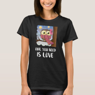 Camiseta Búho que necesitas es arte de Amo para Aves Silves