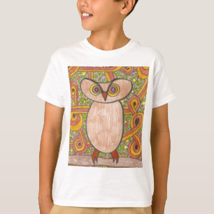 Camiseta Búho retro
