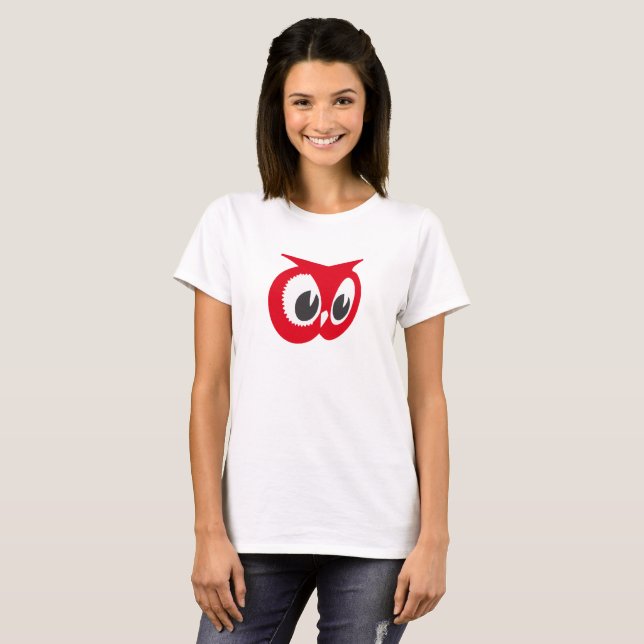 Camiseta Búho rojo (Anverso completo)