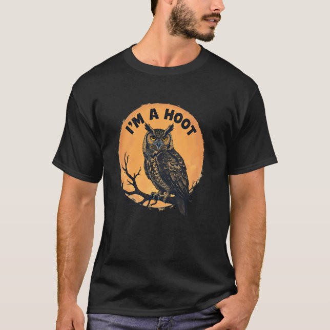 Camiseta Búho Sabio Soy un Grito (Anverso)