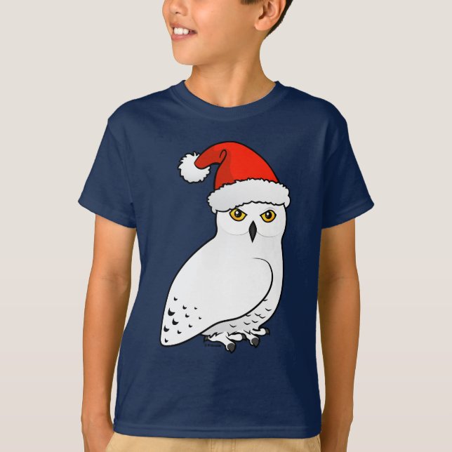 Camiseta Búho Santa Nevado (Anverso)