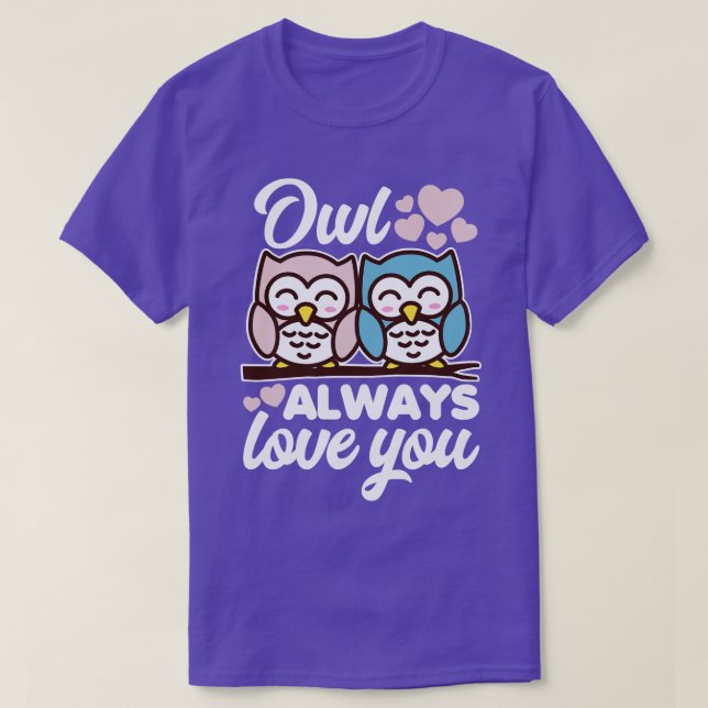 Camiseta Búho siempre te ama (Diseño del anverso)