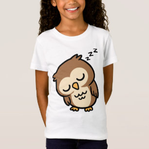 Camiseta Búho Soñoliento