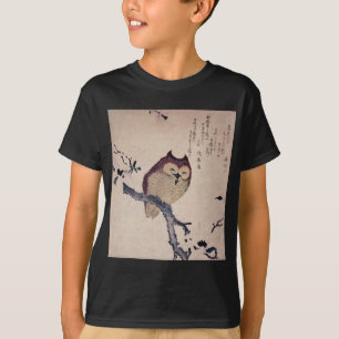 Camiseta Búho sonriente japonés lindo