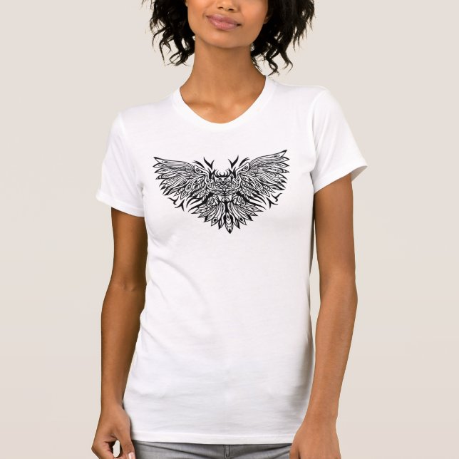 Camiseta Búho tribal (Anverso)