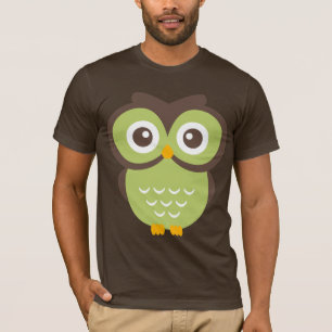 Camiseta Búho verde T
