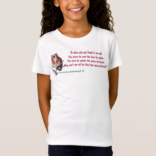 Camiseta "Búho viejo sabio" (Anverso)