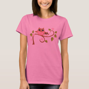 Camiseta Búhos de la mamá y del bebé