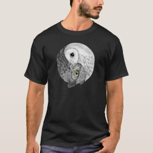 Camiseta Búhos de Yin Yang