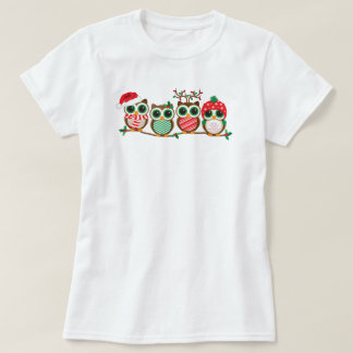 Camiseta Búhos del navidad