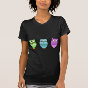 Camiseta búhos enrrollados
