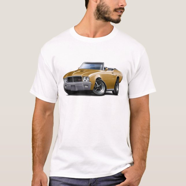 Camiseta Buick 1970-72 GS convertible en oro (Anverso)