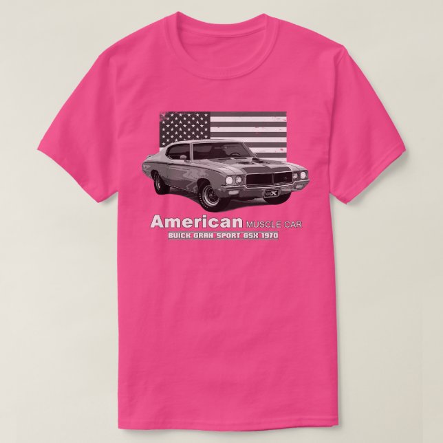 Camiseta Buick Gran Sport GSX American Muscle años 60 (Diseño del anverso)