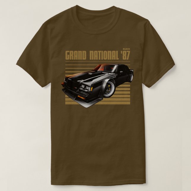 CAMISETA BUICK GRAND NATIONAL (Diseño del anverso)
