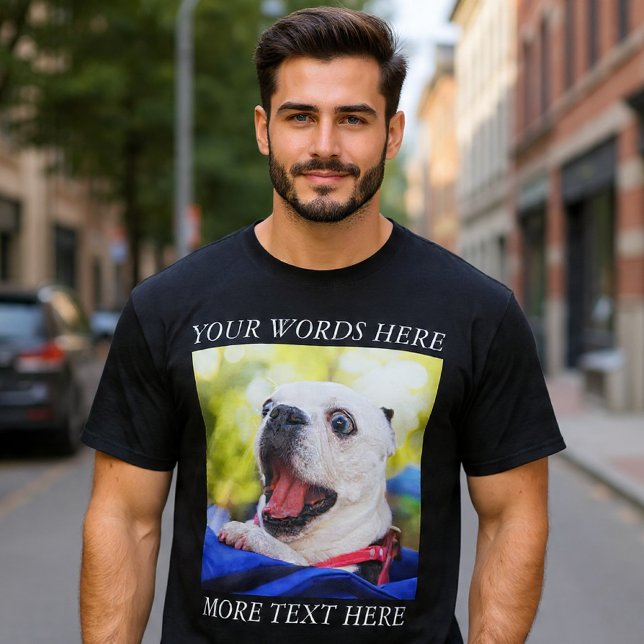 Camiseta Build Your Own Photo and Text (Subido por el creador)