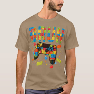 Camiseta Building Blocks Bruh Gamer Brick Builder Boy frien
