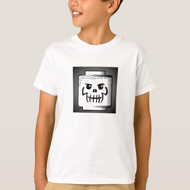 Camiseta Building Blocks head skeleton shirt (Anverso)