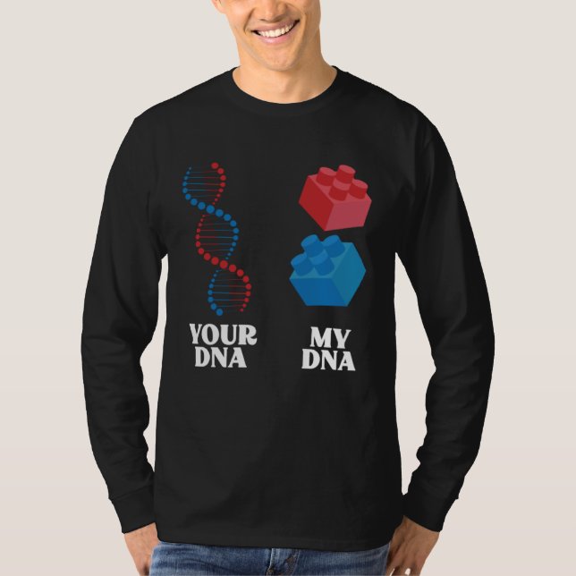 Camiseta Building Bock My DNA Master Builder Toy Bricks (Anverso)