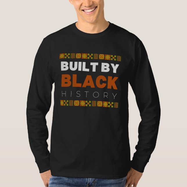 Camiseta Built By Black History BHM African Pride Month Men (Anverso)