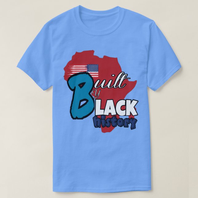 Camiseta built by BLACK HISTORY NBA BLACK MONTH HISTORY (Diseño del anverso)