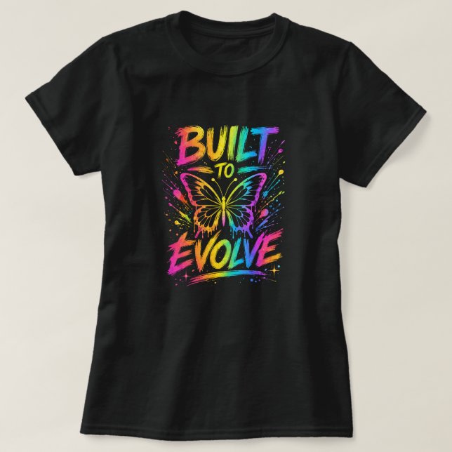 Camiseta Built To Evolve Butterfly 0047708 (Diseño del anverso)