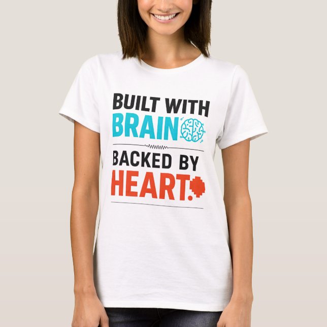 Camiseta Built With Brain (Anverso)