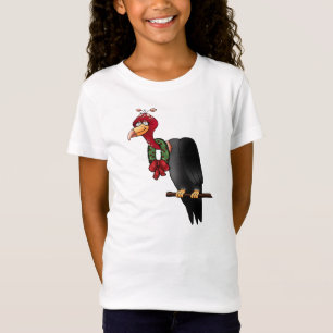 Camiseta Buitre del dibujo animado del navidad